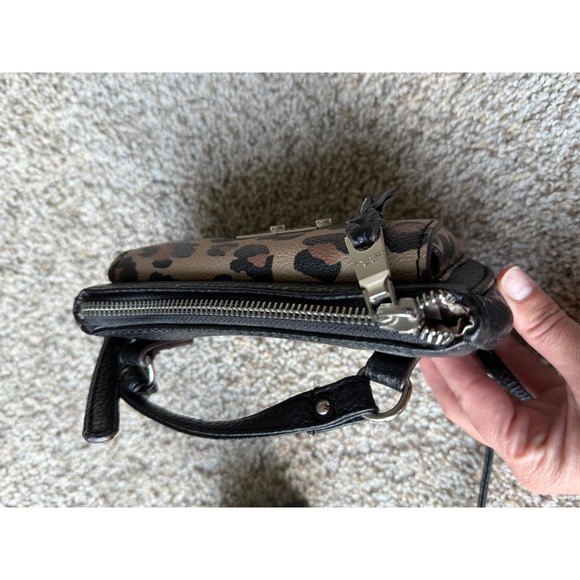 Dana Buchman Leopard Print Mini Crossbody Bag Small Purse Designer - Picture 11 of 11
